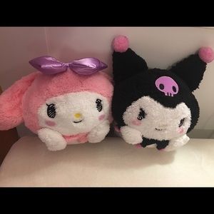 Sanrio Kuromi & My Melody Plush Set